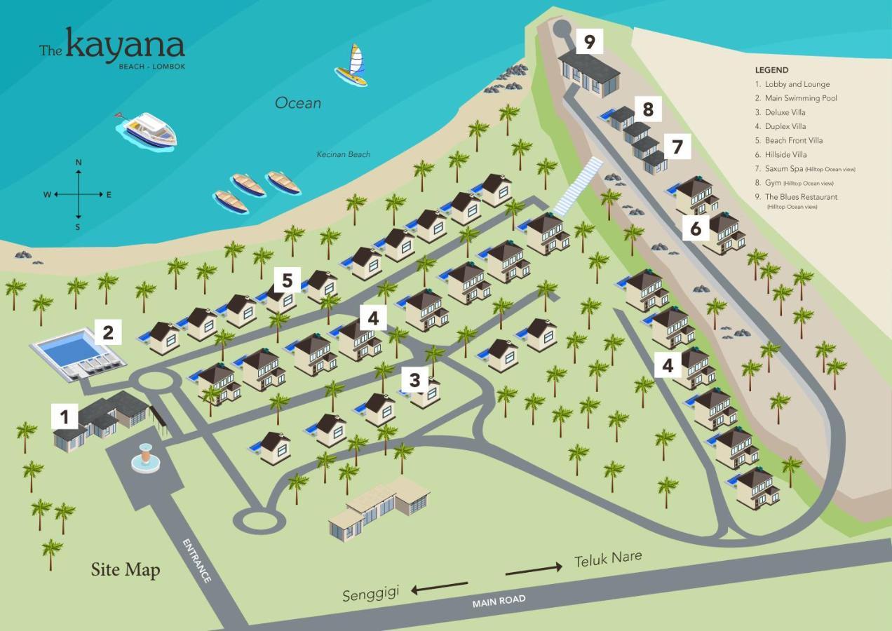 The Kayana Beach Lombok Senggigi Exterior foto